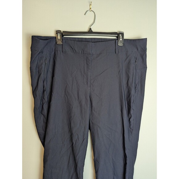Lane Bryant Women's Allie Pant Size 22 Midnight Blue Signature Ankle Dress Pants - Picture 2 of 10